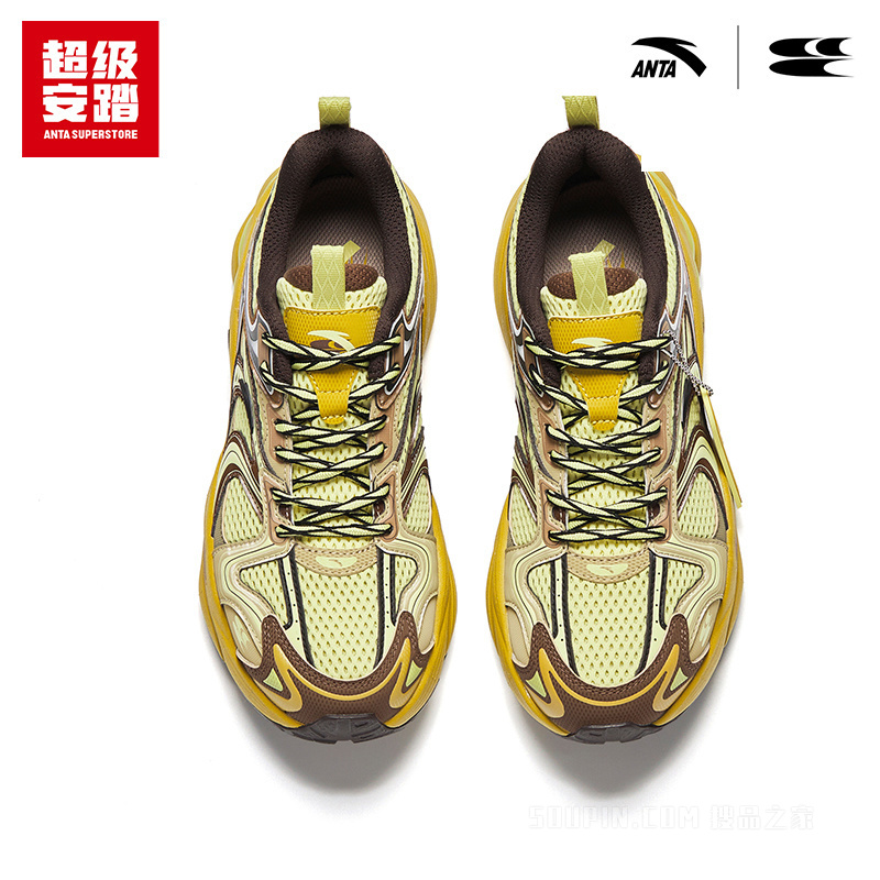 超级安踏x哭喊中心联名｜AT913复古跑鞋女休闲鞋122638894U