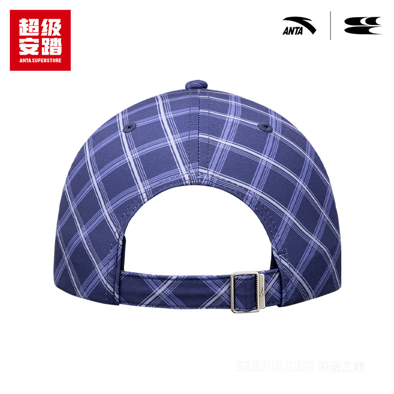 超级安踏x哭喊中心联名｜棒球帽格纹鸭舌帽休闲帽192633255U