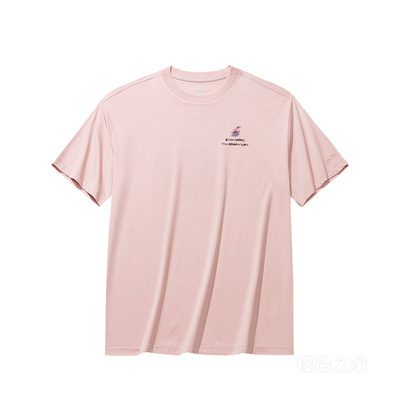 安踏生活系列滑板文化女子优可丝短袖针织衫