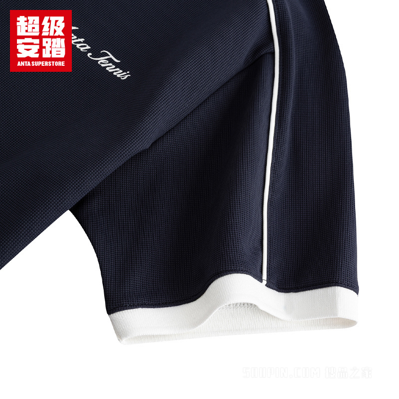 安踏小球运动系列网球女子短袖POLO衫