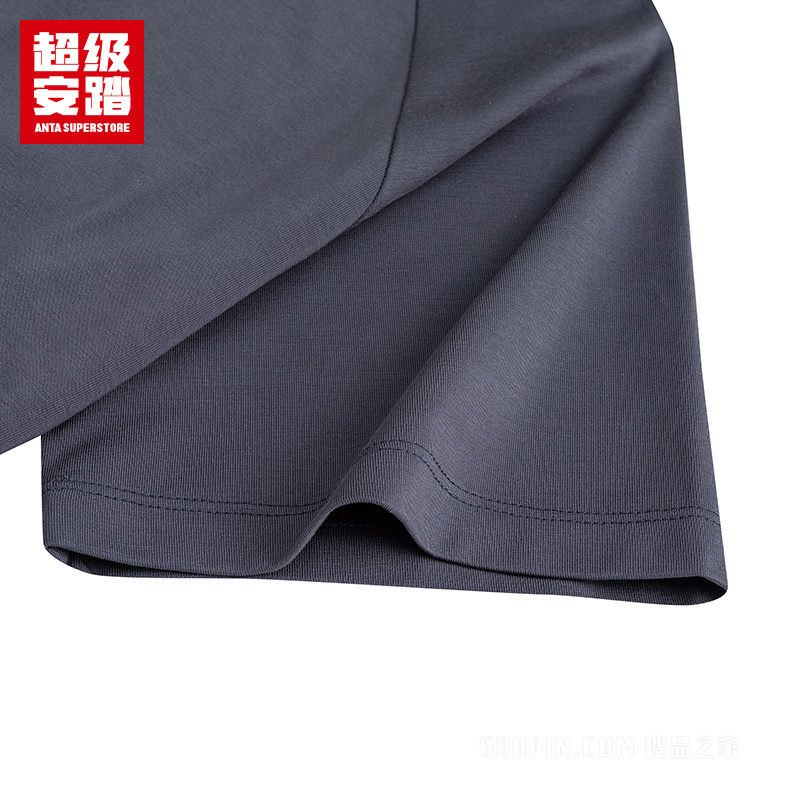 超级安踏x哭喊中心联名｜羽毛球系列斜肩短T恤短袖162638119U