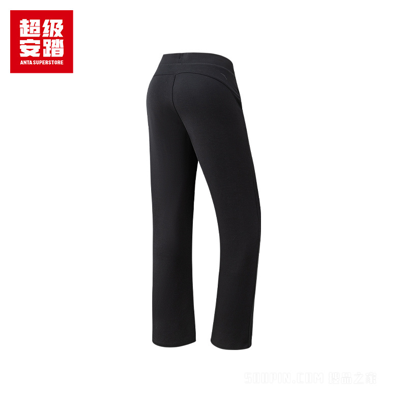安踏跑训系列训练女子针织运动长裤