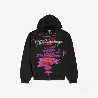 DREAM拉链连帽卫衣