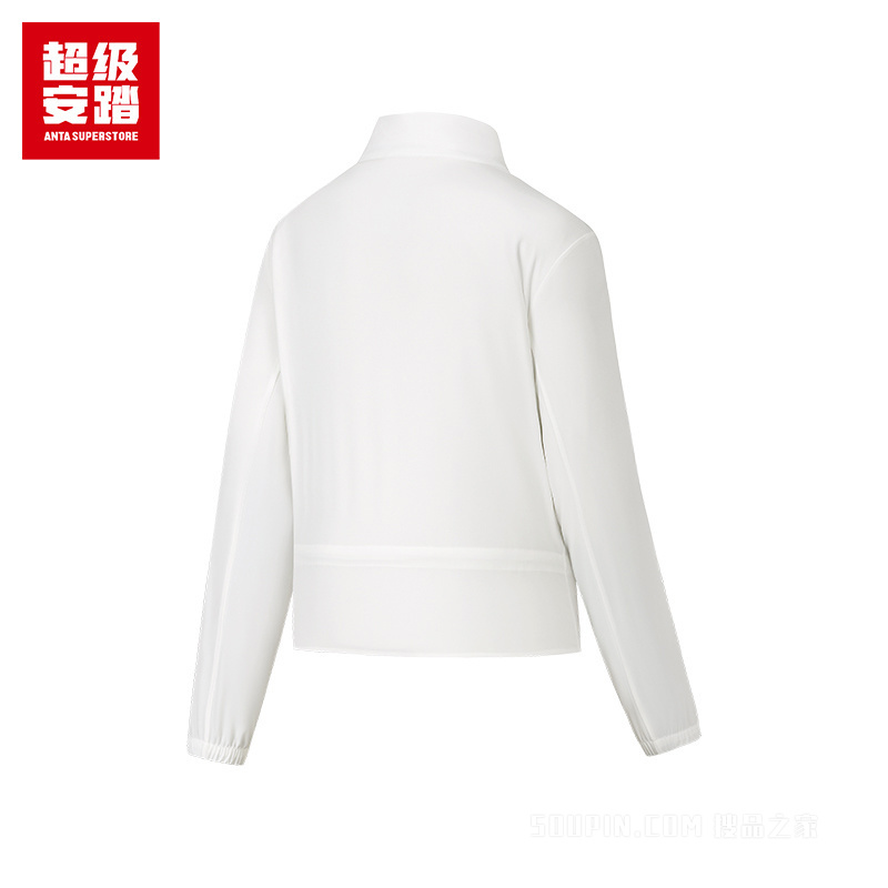 安踏小球运动系列网球女子吸湿速干梭织运动外套