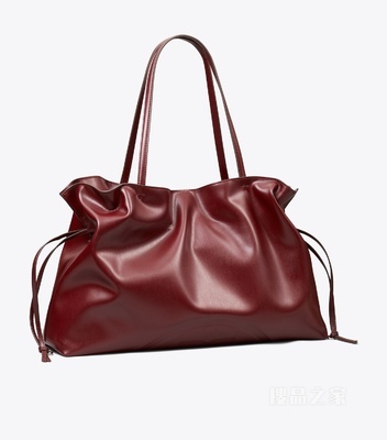 【新品】Ella 抽绳托特包 梅子色