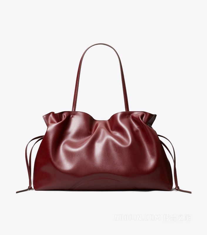 【新品】Ella 抽绳托特包 梅子色