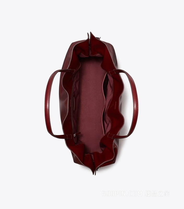 【新品】Ella 抽绳托特包 梅子色