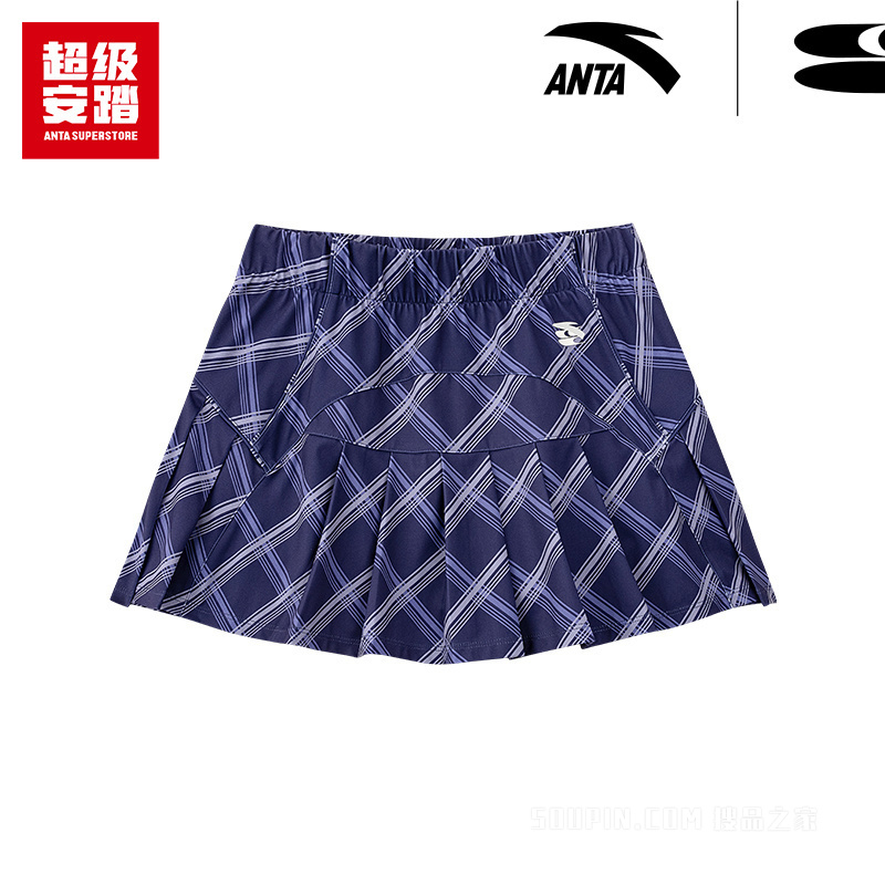 超级安踏x哭喊中心联名｜羽毛球比赛短裙运动裙裤162638207U