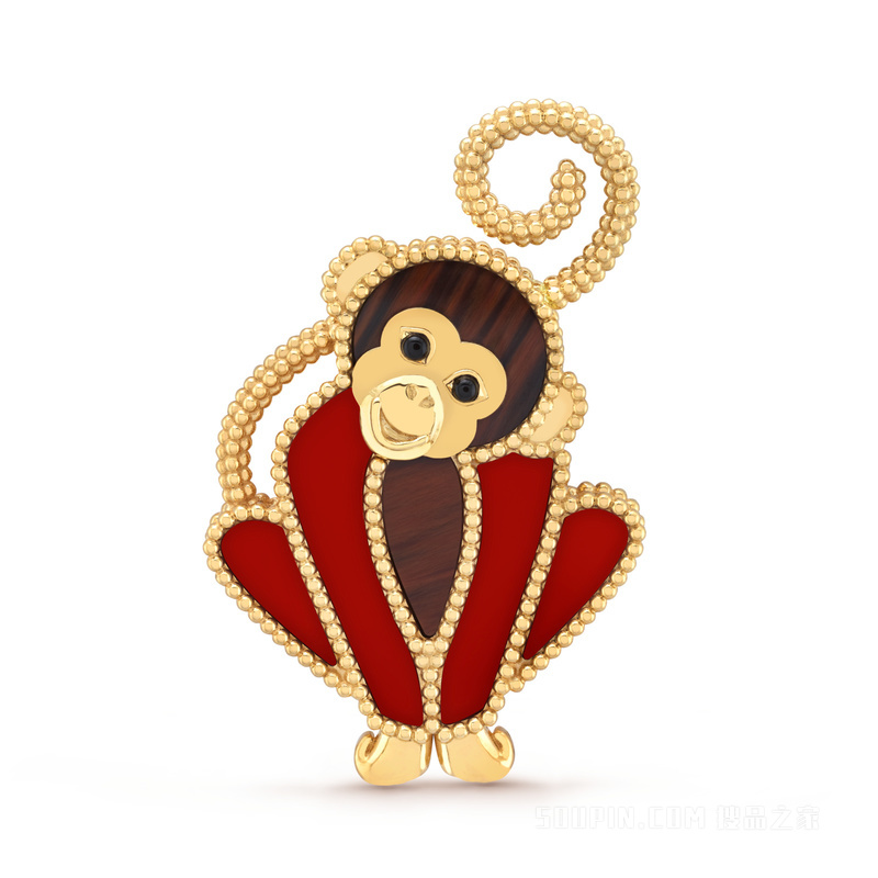 Lucky Animals Monkey胸针
