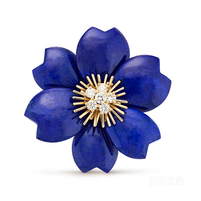 Rose de Noël胸针，中号款式
