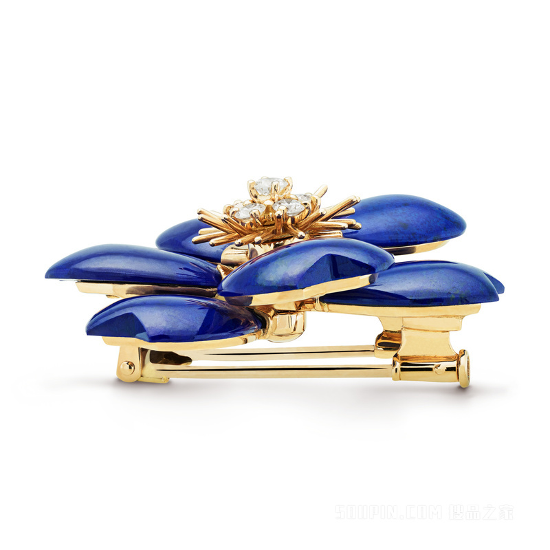 Rose de Noël胸针，中号款式