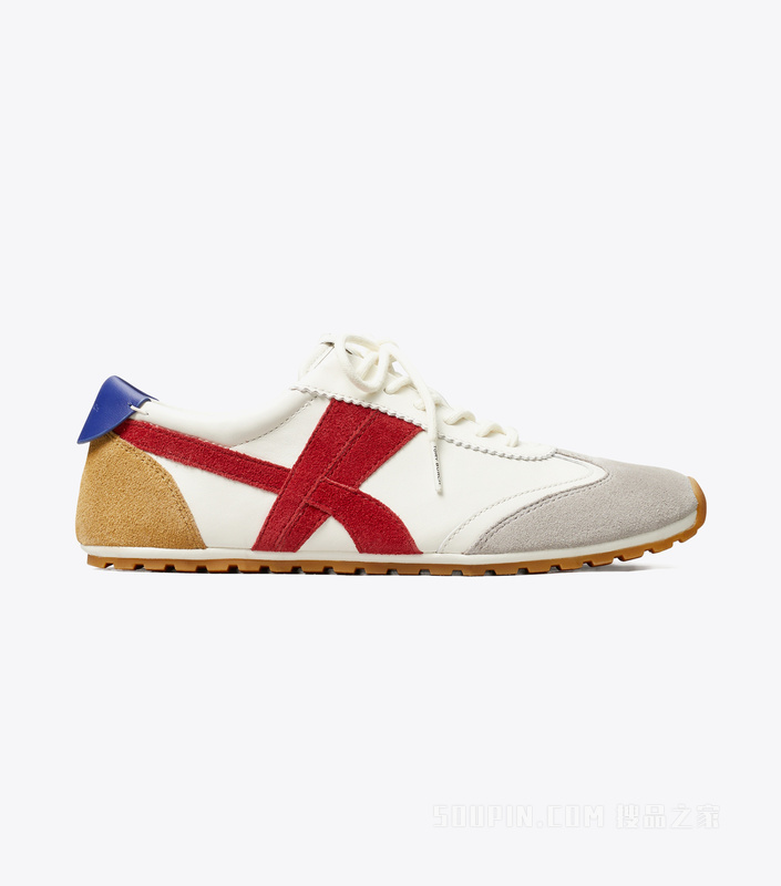 【新品】Hank 户外运动鞋 奶油色/红色/灰色