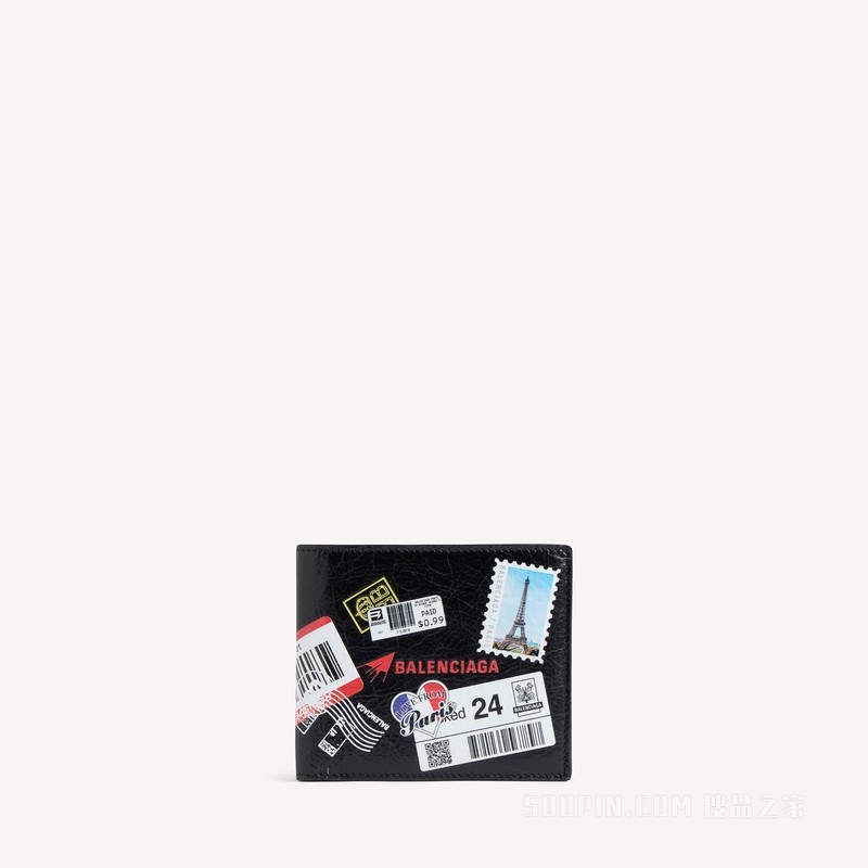 CASH方形折叠钱包
