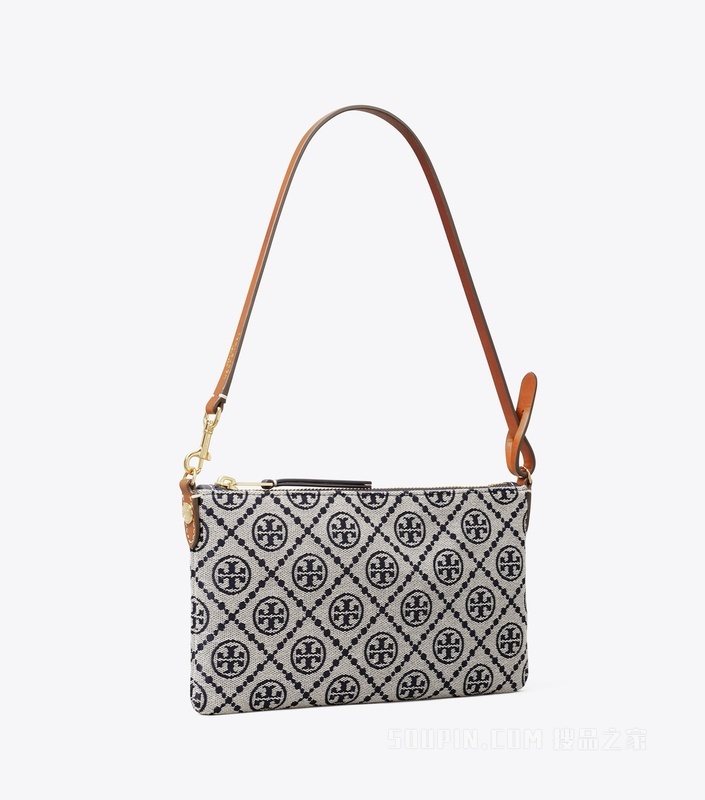 【线上专享】T Monogram 手提包 Tory 海军蓝