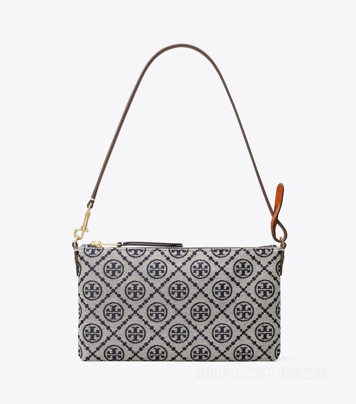 【线上专享】T Monogram 手提包 Tory 海军蓝