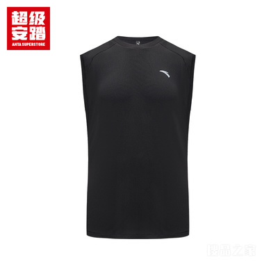 安踏跑训系列训练男子吸湿速干针织背心