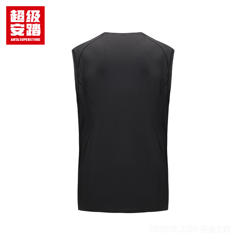 安踏跑训系列训练男子吸湿速干针织背心