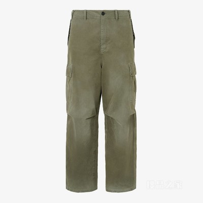 长裤 绿色棉质长裤