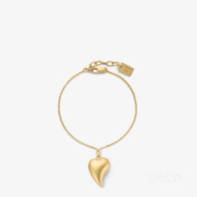 FENDI Heartbeat手链 金色金属手链