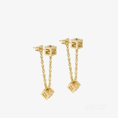 FENDI Faces耳环 金色金属耳环