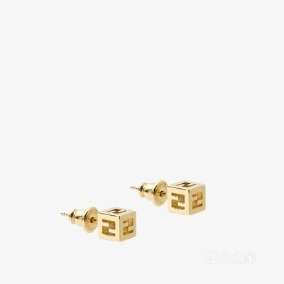 FENDI Faces耳环 金色金属耳环