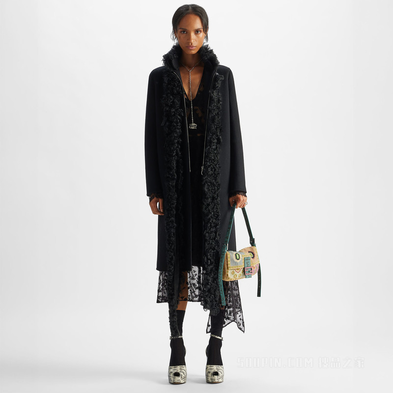 FENDI Zodiac双鱼座项链 银色金属项链