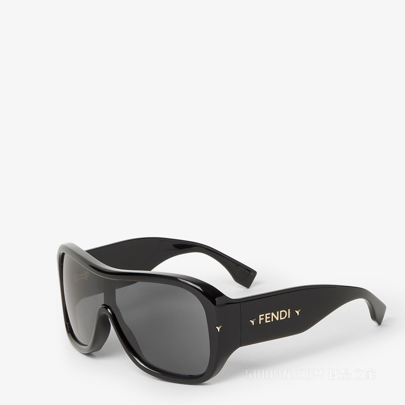 FENDI Screen 黑色醋酸酯材料太阳镜