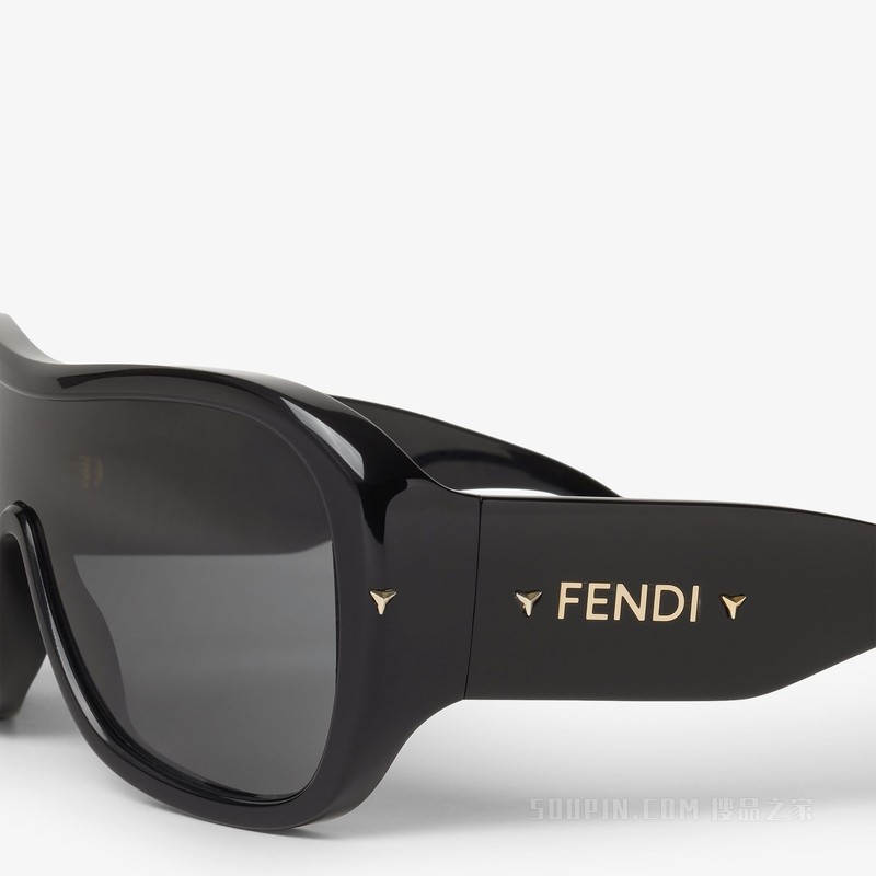 FENDI Screen 黑色醋酸酯材料太阳镜