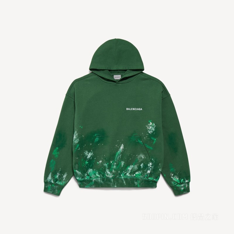 PAINT SPLATTER中版型连帽卫衣