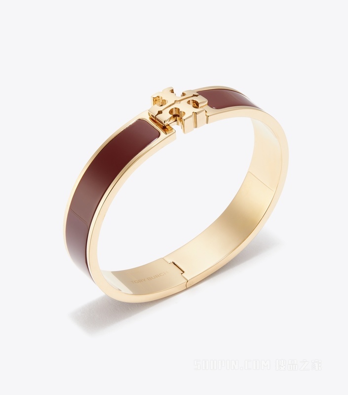 【新品】Icon 经典系列手镯 Tory 金/勃垦地红