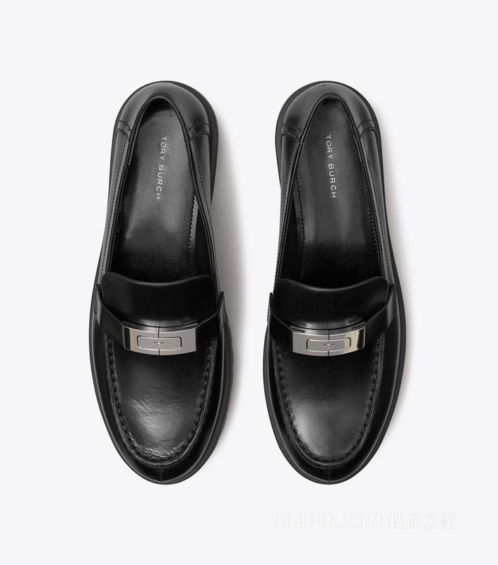 【新品】Lee 厚底乐福鞋 纯黑