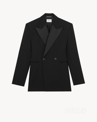 GRAIN DE POUDRE粒纹无尾晚礼服夹克