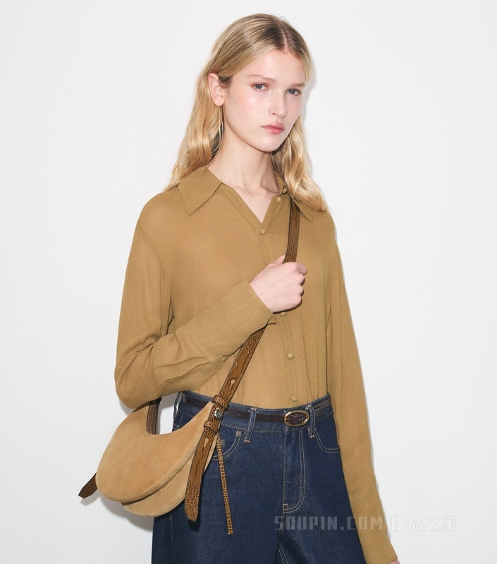 【新品】Romy 新月包 暖驼色
