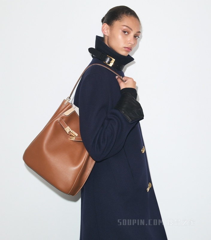【新品】Lee Radziwill 水桶包 古旧棕