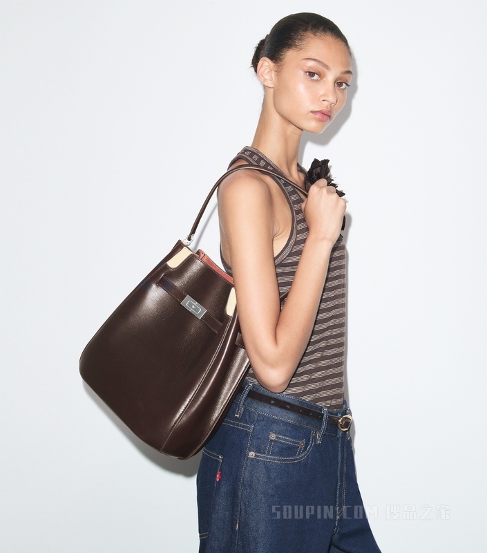 【新品】Lee Radziwill 水桶包 可可色
