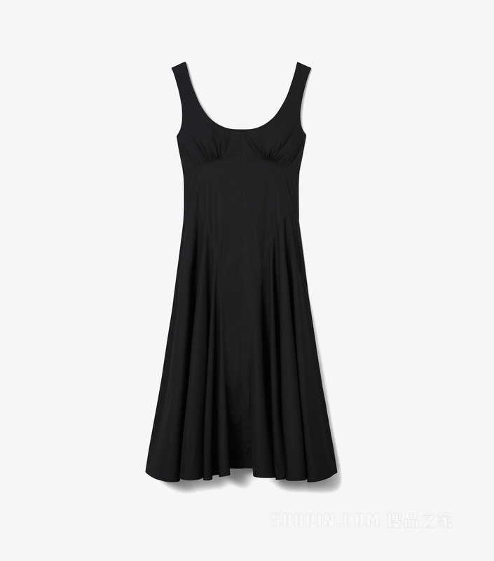 【新品】棉质背心连衣裙 黑色