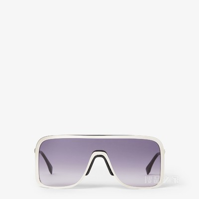 FENDI Eclipse 银色金属太阳镜