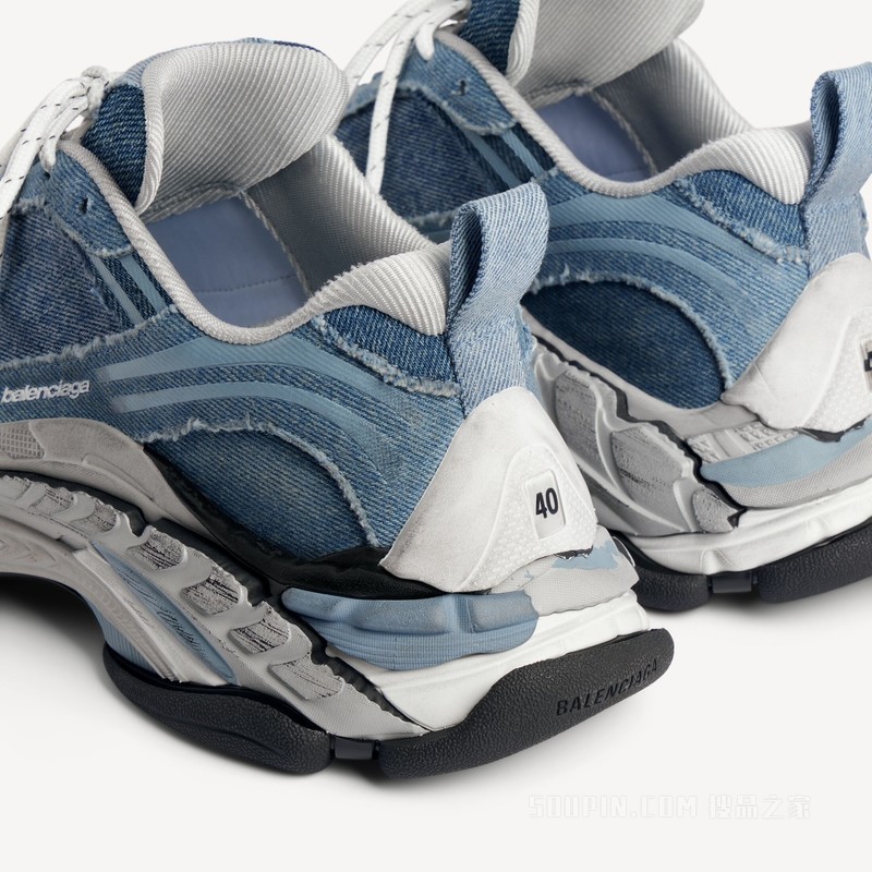 TRIPLE S.2 DENIM女士运动鞋