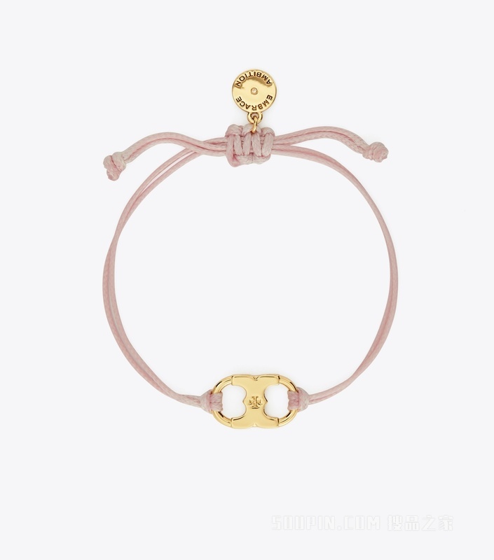 【新品】“怀梦前行”手链 Tory 金/粉色
