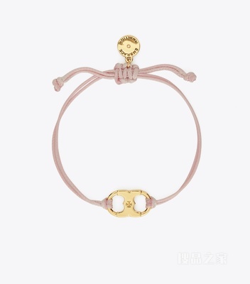 【新品】“怀梦前行”手链 Tory 金/粉色
