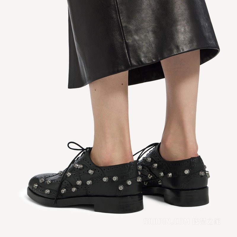 BALENCIAGA | J.M.WESTON女士德比布洛克鞋
