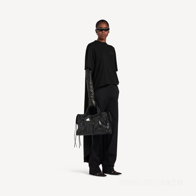 BALENCIAGA BACK GRADIENT拖尾T恤