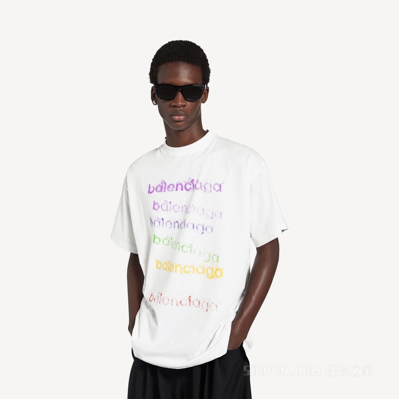 DIY MESSY MULTICOLOR超大版型T恤