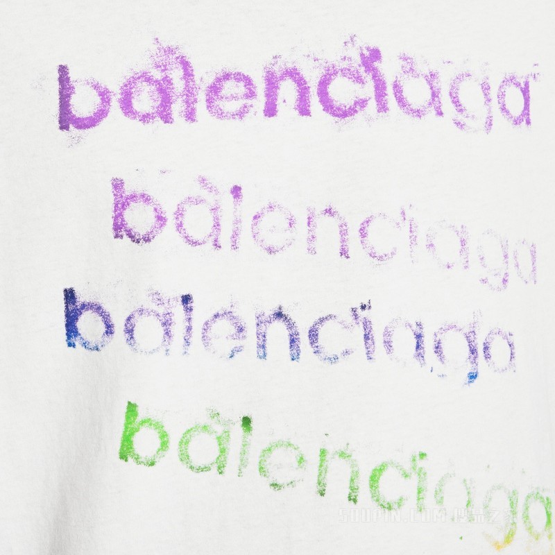 DIY MESSY MULTICOLOR超大版型T恤