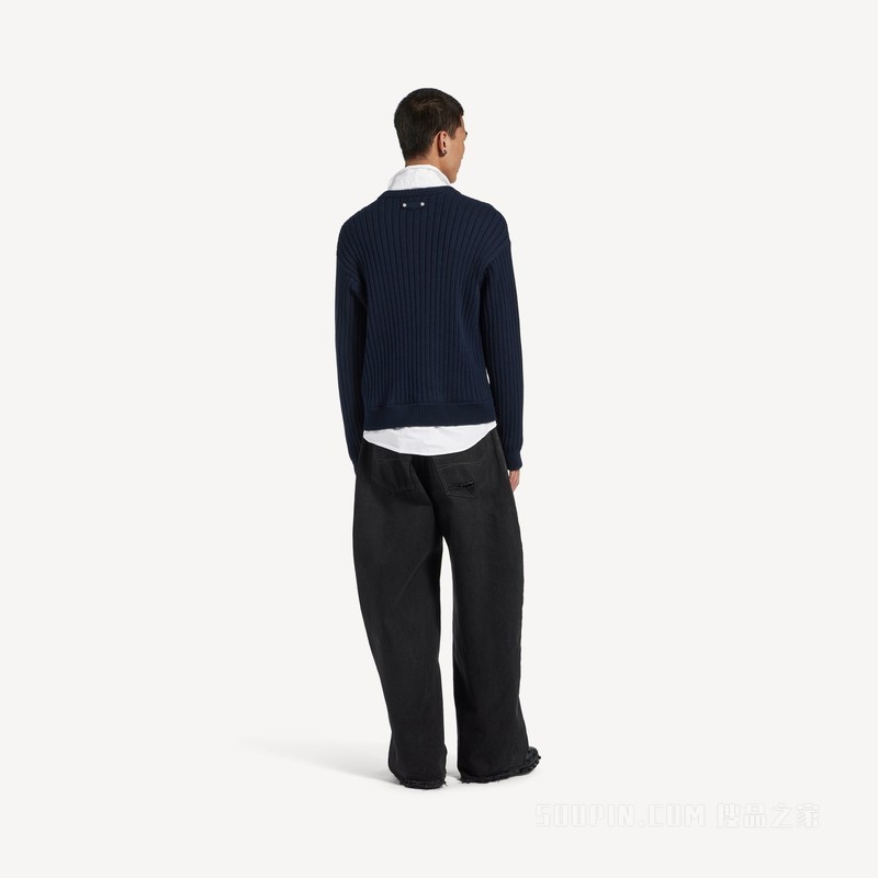 HYBRID SHIRT/KNIT毛衣