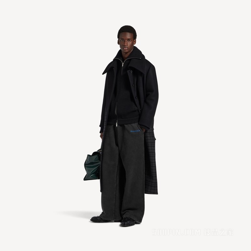 BALENCIAGA BACK超大版型宽松运动裤