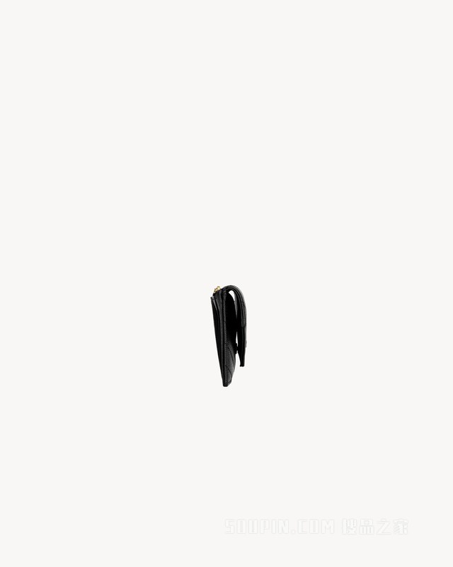 CASSANDRE MATELASSÉ FRAGMENTS绗缝粒面压印皮革翻盖卡包
