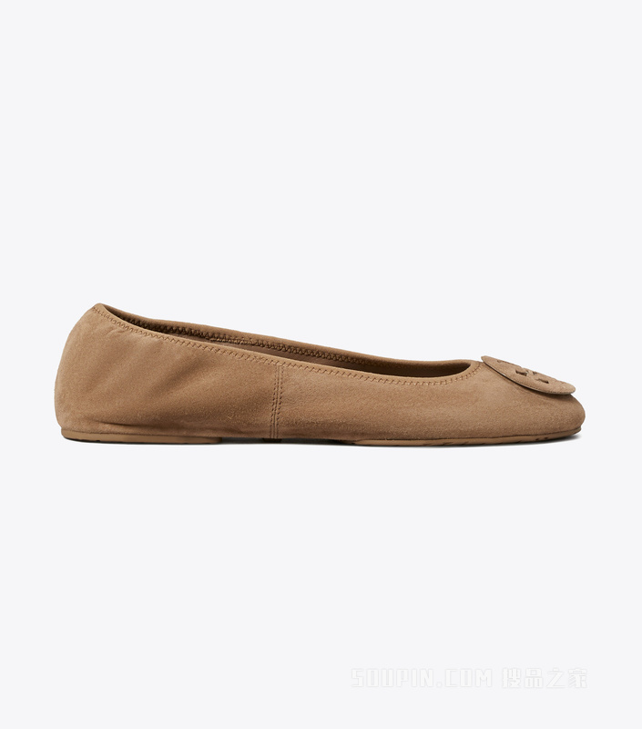 【新品】Reva 旅行芭蕾平底鞋 河岩棕