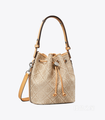 【新品】T Monogram 水桶包 亚麻色