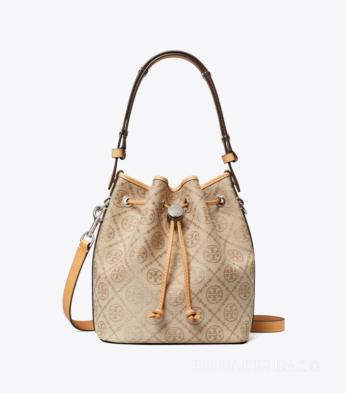 【新品】T Monogram 水桶包 亚麻色